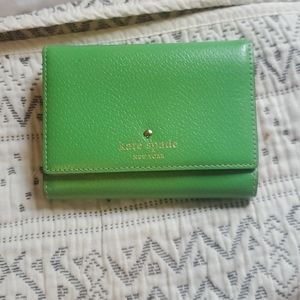 100% authentic kaye spade trifold wallet